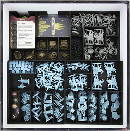 Feldherr Organizer Compatible con Clash of Cultures: Edición Monumental - Caja del Juego de Mesa