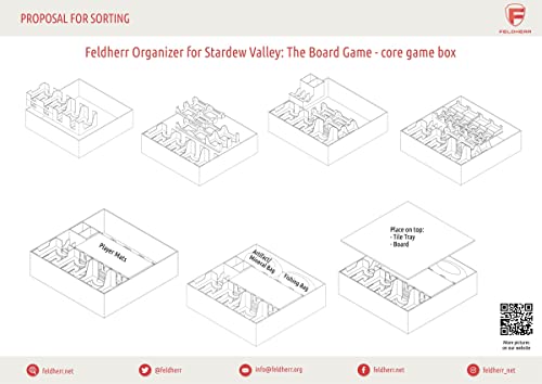 Feldherr Organizer Compatible con Stardew Valley: El Juego de Mesa - Caja del Juego Principal