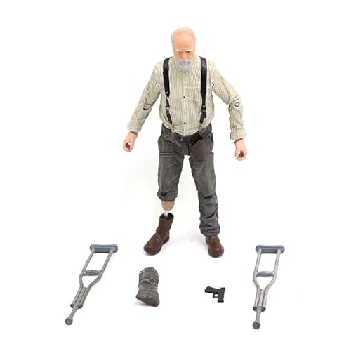 Figuras de acción a escala de 5 pulgadas, serie de televisión Walking Dead 6 modelos clásicos realistas personajes coleccionables figuras juguetes juegos