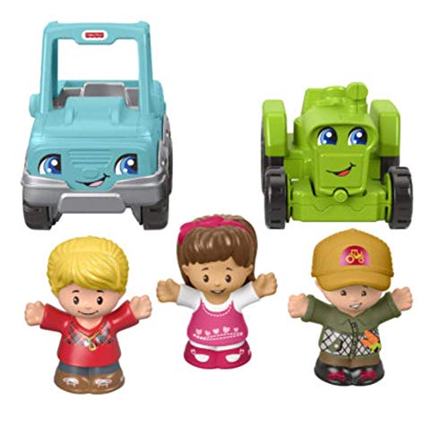 Fisher-Price Little People Truckin' Along - Juego de regalo de veh culo con tractor y cami n