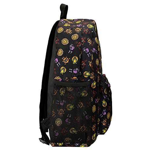 FIVE NIGHTS AT FREDDY'S Mochila | Mochilas Escolares | FNAF Bolsos Infantil para la Escuela | Negro