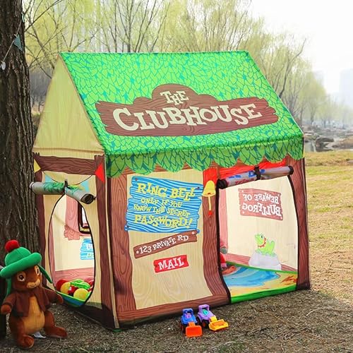 Floving Juegos de Interior / Exterior para niños Tiendas de niños Chocolate Playhouse Palace Tiendas (Verde)