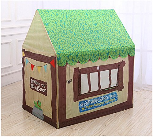 Floving Juegos de Interior / Exterior para niños Tiendas de niños Chocolate Playhouse Palace Tiendas (Verde)