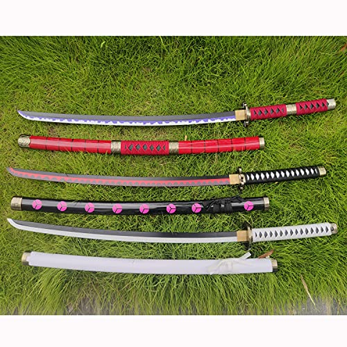 Forgemith 3 piezas Zoro Cosplay Swords,Kitetsu,Shusui,Wado Ichimonji