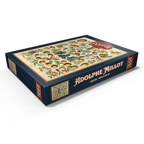 Fructus - Frutas para Todos, Póster De Arte Vintage, Adolphe Millot - Premium 1000 Piezas Puzzles - Colección Especial MyPuzzle de Havana Puzzle Company