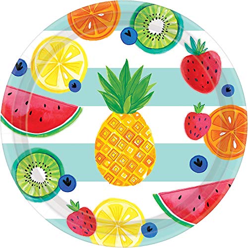 Fruit Salad Paper Plates 27cm /8