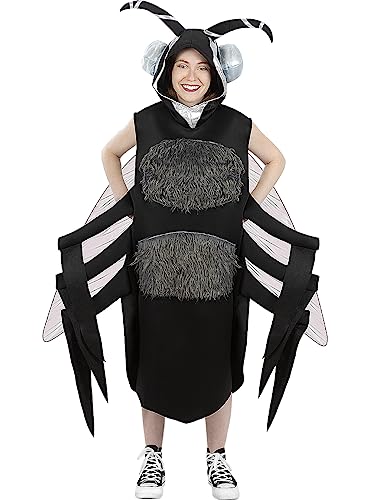 Funidelia | Disfraz de mosca para hombre Animales - Disfraz para adultos y divertidos accesorios para Fiestas, Carnaval y Halloween - Talla única - Negro