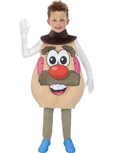 Funidelia | Disfraz de Mr Mrs Potato para niño y niña Mr. Potato, Original y Divertido, Hasbro - Disfraz para niños y divertidos accesorios para Carnaval y Halloween - Talla 7-12 años - Marrón