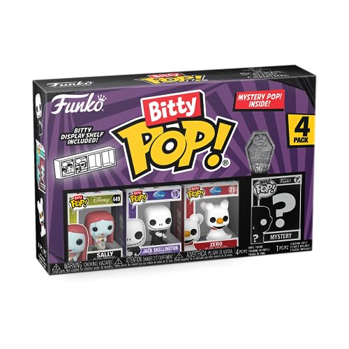 Funko Bitty Pop! The Nightmare Before Christmas Y una Minifigura Misteriosa Sorpresa - 0.9 Inch (2.2 Cm) - TNBC - Sally Coleccionable- Repisa Apilable Incluida - Idea de Regalo - Movies Fans