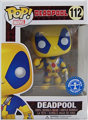 FunKo - Figurine Disney Marvel - Deadpool Yellow Costum Exclu Pop 10cm - 0849803079307