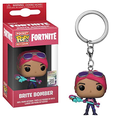 Funko Fortnite Llavero con Anilla Brite Bomber Pocket Pop! 4cm