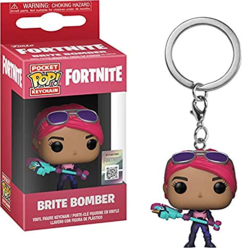 Funko Fortnite Llavero con Anilla Brite Bomber Pocket Pop! 4cm