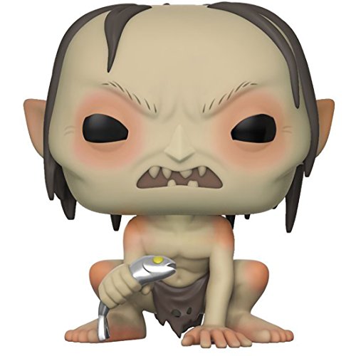 Funko Gollum (Chase Edition): Lord of The Rings x Pop! Movies Vinilo Figura & 1 Pet Plastic Graphical Protector Bundle [#532/13559 - B]