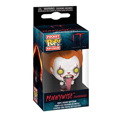 Funko IT 2 - Llavero Pocket Pop - Pennywise (Dog Tongue)