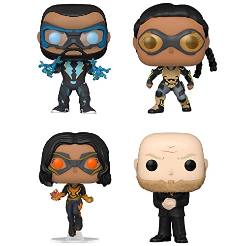 Funko Juego de coleccionistas de relámpagos negros POP! DC - Rayos negros, trueno, relámpagos y ballena Tobías