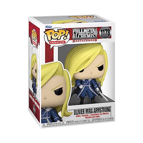 Funko Pop! Animation: FMA: B - Olivier Milla Armstrong A with Sword - Full Metal Alchemist: Brotherhood - Figura de Vinilo Coleccionable - Idea de Regalo- Mercancia Oficial - Anime Fans