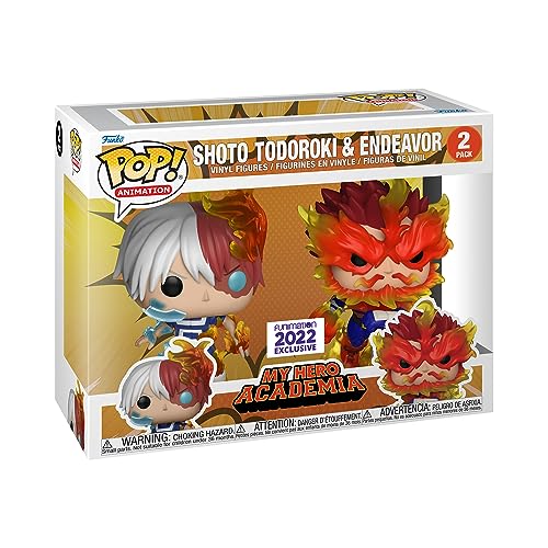 Funko Pop! Animation: My Hero Academia (MHA) 2 Pack - Endeavor & Todoroki &Todoroki - My Hero Academia and 2 - Figura de Vinilo Coleccionable - Idea de Regalo- Mercancia Oficial - Anime Fans