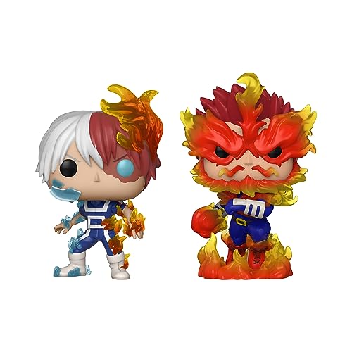 Funko Pop! Animation: My Hero Academia (MHA) 2 Pack - Endeavor & Todoroki &Todoroki - My Hero Academia and 2 - Figura de Vinilo Coleccionable - Idea de Regalo- Mercancia Oficial - Anime Fans