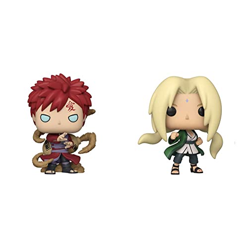 Funko - Pop! Animation: Naruto - Gaara Figura Coleccionable, Multicolor (46627) & Pop! Animation: Naruto - Lady Tsunade Figura Coleccionable, Multicolor (46629)