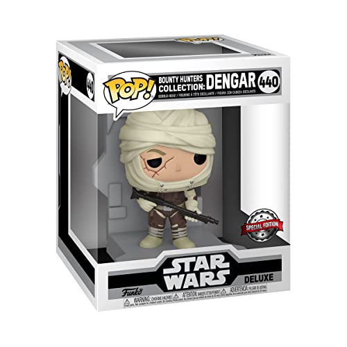 Funko Pop! Deluxe: SW Bounty Hunter - Dengar - Star Wars - Figura de Vinilo Coleccionable - Idea de Regalo- Mercancia Oficial - Juguetes para Niños y Adultos - Movies Fans