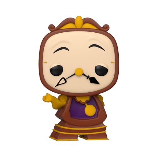 Funko Pop! Disney: Beauty And The Beast - Cogsworth - la Bella y la Bestia - Figura de Vinilo Coleccionable - Idea de Regalo- Mercancia Oficial - Juguetes para Niños y Adultos - Movies Fans