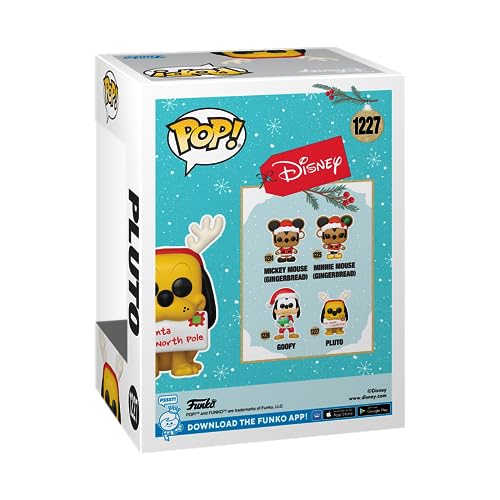 Funko Pop! Disney: Holiday - Pluto - Afelpado - Exclusiva Amazon - Figura de Vinilo Coleccionable - Idea de Regalo- Mercancia Oficial - Juguetes para Niños y Adultos - Muñeco para Coleccionistas