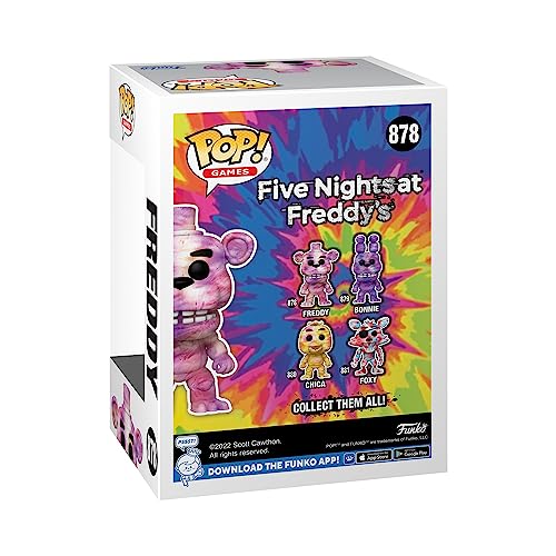 Funko Pop! Games: Five Nights At Freddy'S (FNAF) Tiedye - Freddy Fazbear - Figura de Vinilo Coleccionable - Idea de Regalo- Mercancia Oficial - Juguetes para Niños y Adultos