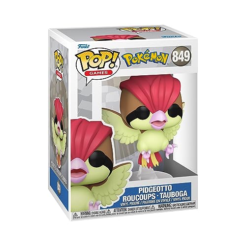 Funko Pop! Games: Pokemon - Pidgeotto - Figura de Vinilo Coleccionable - Idea de Regalo- Mercancia Oficial - Juguetes para Niños y Adultos - Video Games Fans - Muñeco para Coleccionistas y Exposición