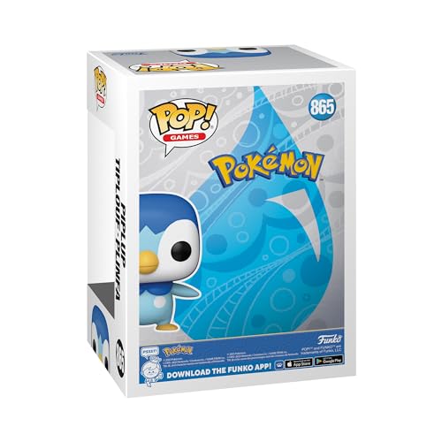 Funko Pop! Games: Pokemon - Piplup - Figura de Vinilo Coleccionable - Idea de Regalo- Mercancia Oficial - Juguetes para Niños y Adultos - Video Games Fans - Muñeco para Coleccionistas y Exposición