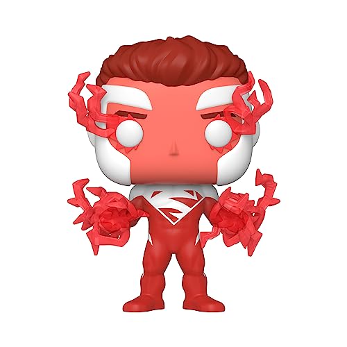 Funko Pop! Heroes: DC - Superman - (Red) - DC Comics - Exclusiva Amazon - Figura de Vinilo Coleccionable - Idea de Regalo- Mercancia Oficial - Juguetes para Niños y Adultos - Comic Books Fans