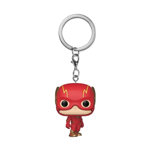 Funko Pop! Keychain: DC - The Flash - DC Comics - Minifigura de Vinilo Coleccionable Llavero Original - Relleno de Calcetines - Idea de Regalo- Mercancia Oficial - Comic Books Fans - Minifigura