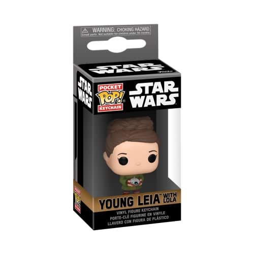 Funko Pop! Keychain: OBI-WAN Kenobi - Trudeau - Young Leia Organa - Star Wars - Minifigura de Vinilo Coleccionable Llavero Original - Relleno de Calcetines - Idea de Regalo- Mercancia Oficial