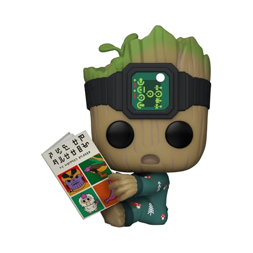 Funko Pop! Marvel: Guardians of The Galaxy - Groot PJs with Book - Groot Shorts - Figura de Vinilo Coleccionable - Idea de Regalo- Mercancia Oficial - Juguetes para Niños y Adultos - TV Fans