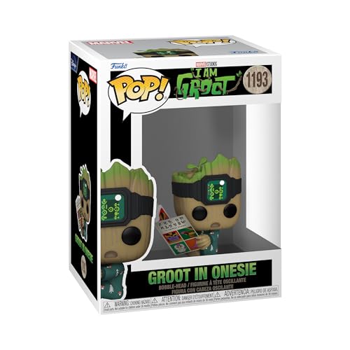 Funko Pop! Marvel: Guardians of The Galaxy - Groot PJs with Book - Groot Shorts - Figura de Vinilo Coleccionable - Idea de Regalo- Mercancia Oficial - Juguetes para Niños y Adultos - TV Fans