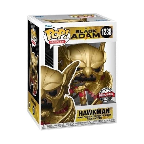 Funko Pop Movies Black Adam Hawkman Pop Vinyl Collectible Toy Figure - Limited Edition Exclusive