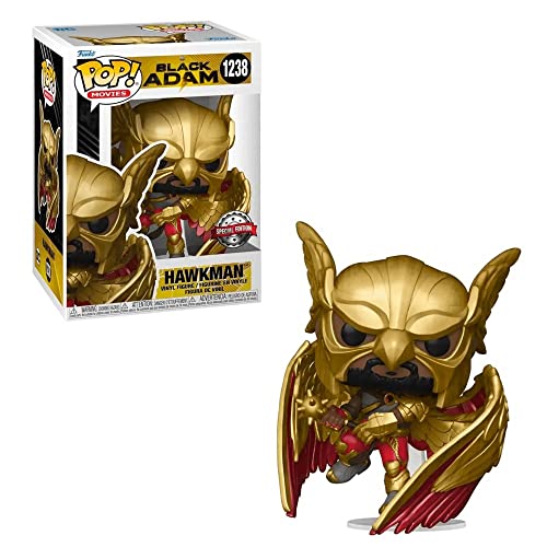 Funko Pop Movies Black Adam Hawkman Pop Vinyl Collectible Toy Figure - Limited Edition Exclusive