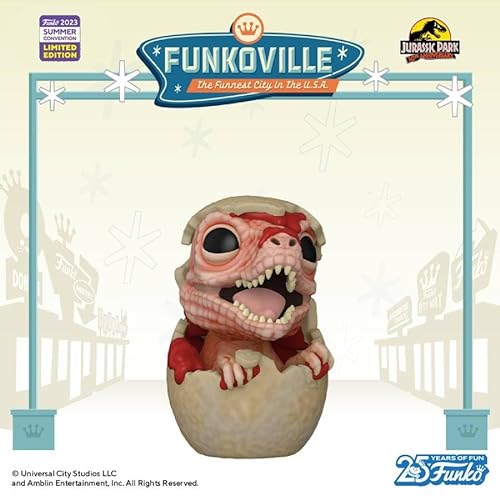 Funko Pop! Movies: Jurassic Park - Raptor incubante (SDCC'23), figura de vinilo coleccionable - 71736