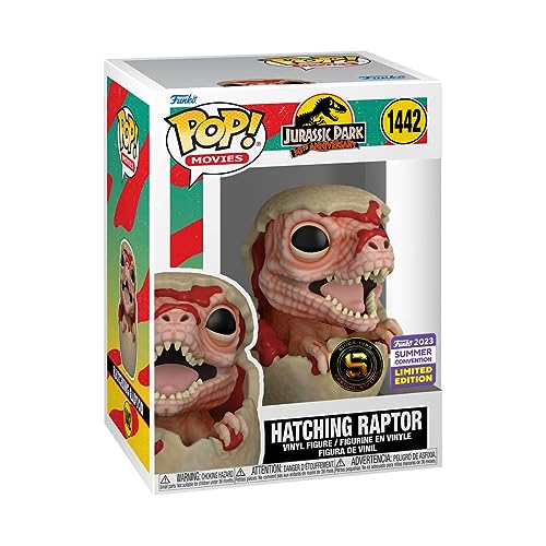 Funko Pop! Movies: Jurassic Park - Raptor incubante (SDCC'23), figura de vinilo coleccionable - 71736