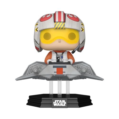 Funko POP! Rides: Star Wars - Luke In T-47 Airspeeder - Exclusivo De Amazon - Figuras Miniaturas Coleccionables Para Exhibición - Idea De Regalo - Mercancía Oficial - Juguetes Para Niños Y Adultos