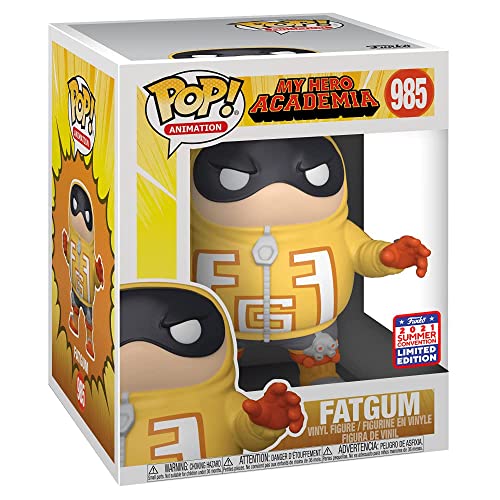 Funko Pop! Super: My Hero Academia Fatgum 2021 FunKon Exclusive Summer Shared 985 6 Inch Figure