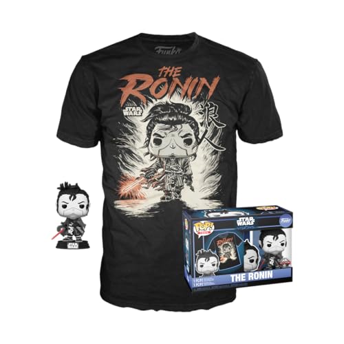 Funko Pop! & tee: Star Wars - Kyoto - Large - (L) - Camiseta, Franela - Ropa con Figura de Vinilo Coleccionable - Idea de Regalo - Juguetes y Camiseta de Manga Corta para Adultos Hombres y Mujeres