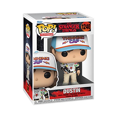 Funko Pop! TV: Stranger Things - Dustin Henderson - Aka Desdentado - Figura de Vinilo Coleccionable - Idea de Regalo- Mercancia Oficial - Juguetes para Niños y Adultos - TV Fans