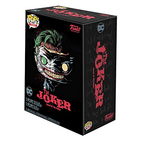 Funko- Set Figura Pop & tee DC Comics The Joker Exclusive M Muñecos acción, Multicolor (135420)