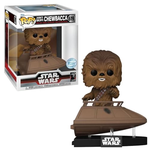 Funko Star Wars Episodio Vi: Return of The Jedi Chewbacca Jabba's Skiff 40th Anniversary Pop! Vinilo