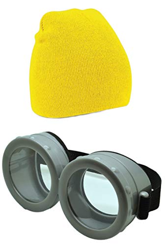 Gafas de Minion de la película «Gru, mi villano favorito» de ASVP Shop® amarillo Beanie & Goggle Set talla única