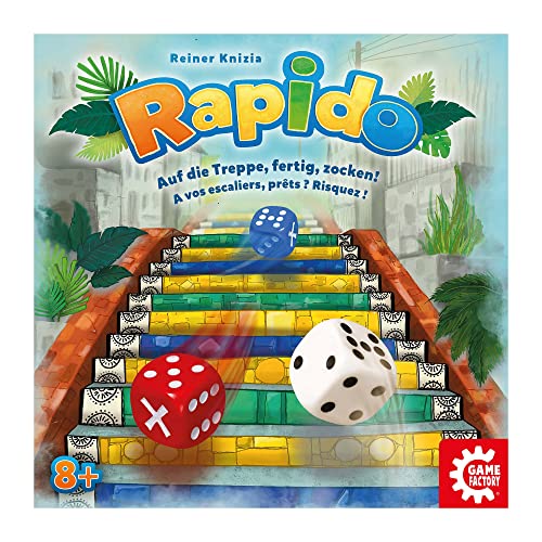 Game Factory- Juego de Dados emocionante para Todas Las Generaciones, a Partir de 8 años, Multicolor (646291)