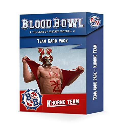 Games Workshop - Blood Bowl: Khorne Team Card Pack