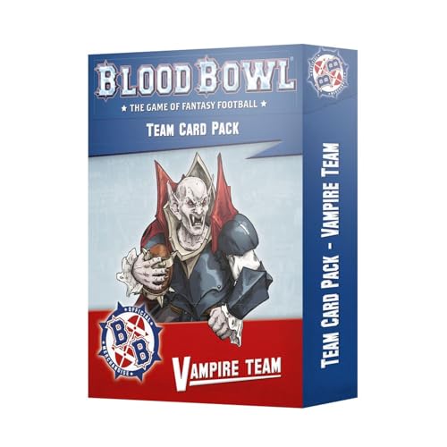 Games Workshop - Blood Bowl: Tarjetas de Equipo de Vampiros