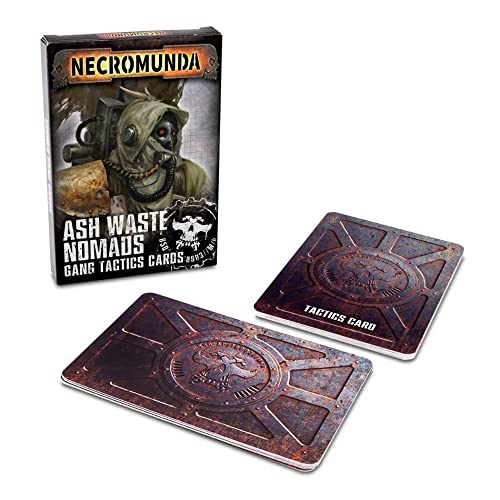 Games Workshop - Necromunda: Tarjetas tácticas de pandillas nómadas de desechos de cenizas