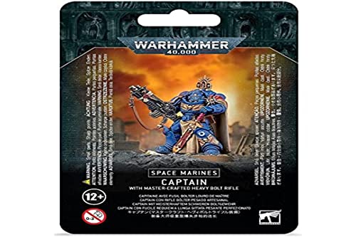 Games Workshop - Warhammer 40,000 - Capitán de Marines Espaciales con Rifle de Perno Maestro